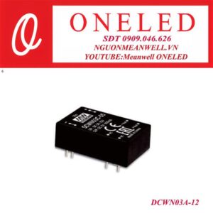 Bộ nguồn dạng tĩnh meanwell DCWN03A-12