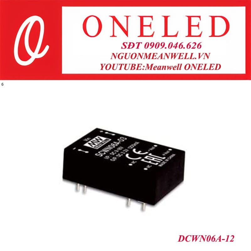 Bộ nguồn dạng tĩnh meanwell DCWN06A-12 Bộ nguồn dạng tĩnh meanwell DCWN06A-12