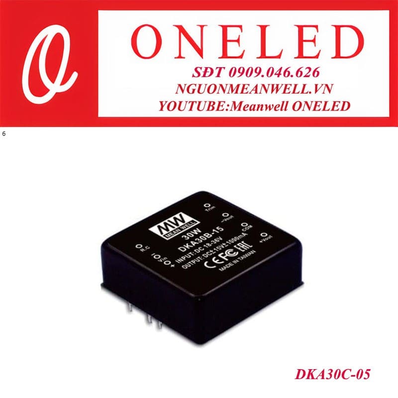 Bộ nguồn dạng tĩnh meanwell DKA30C-05 Bộ nguồn dạng tĩnh meanwell DKA30C-05