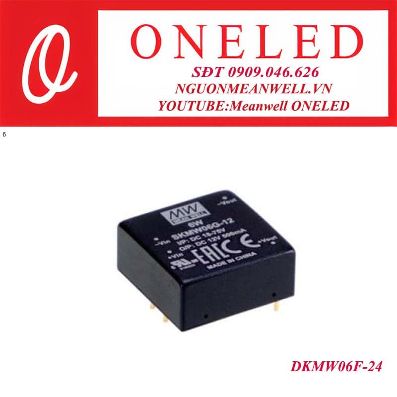 Bộ nguồn dạng tĩnh meanwell DKMW06F-24 Bộ nguồn dạng tĩnh meanwell DKMW06F-24