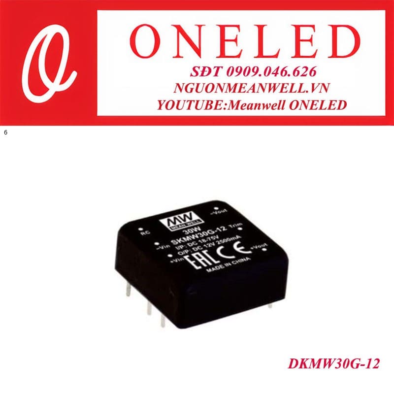Bộ nguồn dạng tĩnh meanwell DKMW30G-12 Bộ nguồn dạng tĩnh meanwell DKMW30G-12