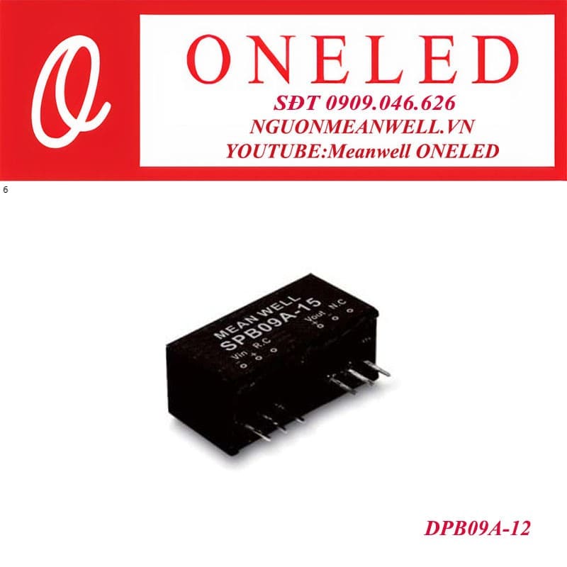 Bộ nguồn dạng tĩnh meanwell DPB09A-12 Bộ nguồn dạng tĩnh meanwell DPB09A-12