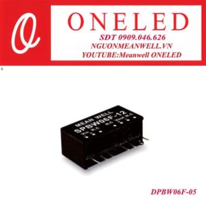 Bộ nguồn dạng tĩnh meanwell DPBW06F-05