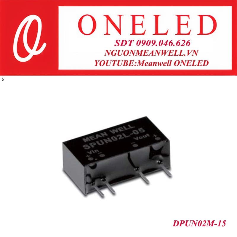 Bộ nguồn dạng tĩnh meanwell DPUN02M-15 Bộ nguồn dạng tĩnh meanwell DPUN02M-15