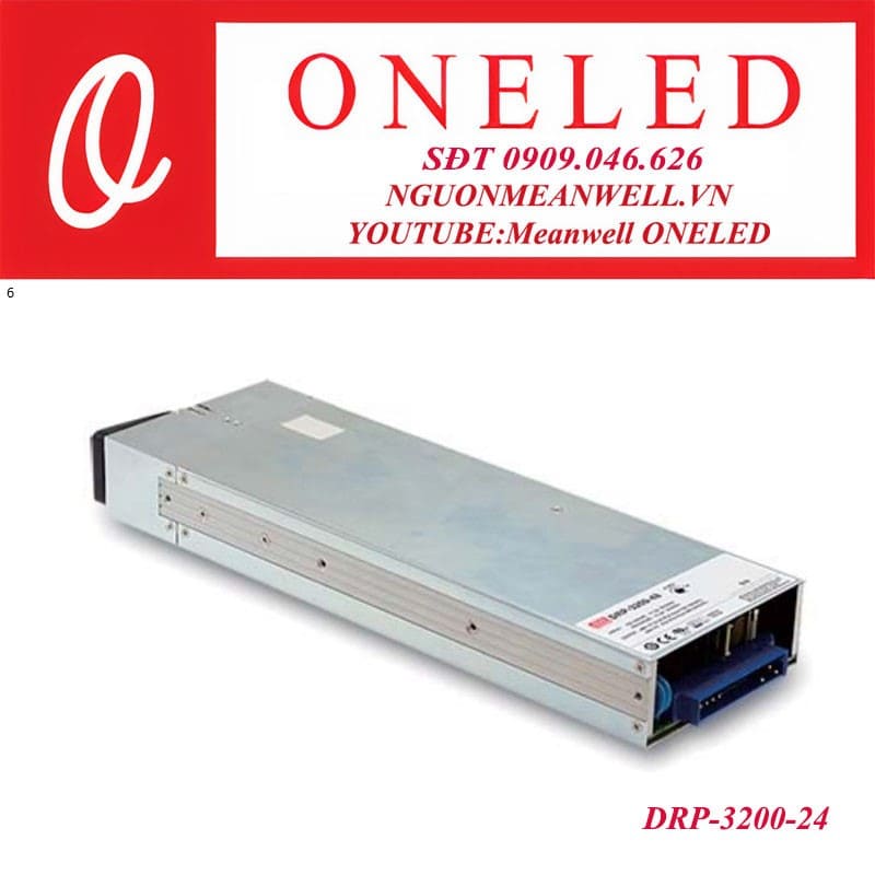 Bộ nguồn dạng tĩnh meanwell DRP-3200-24 Bộ nguồn dạng tĩnh meanwell DRP-3200-24