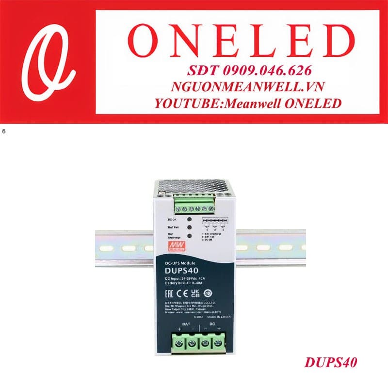 Bộ nguồn dạng tĩnh meanwell DUPS40 Bộ nguồn dạng tĩnh meanwell DUPS40