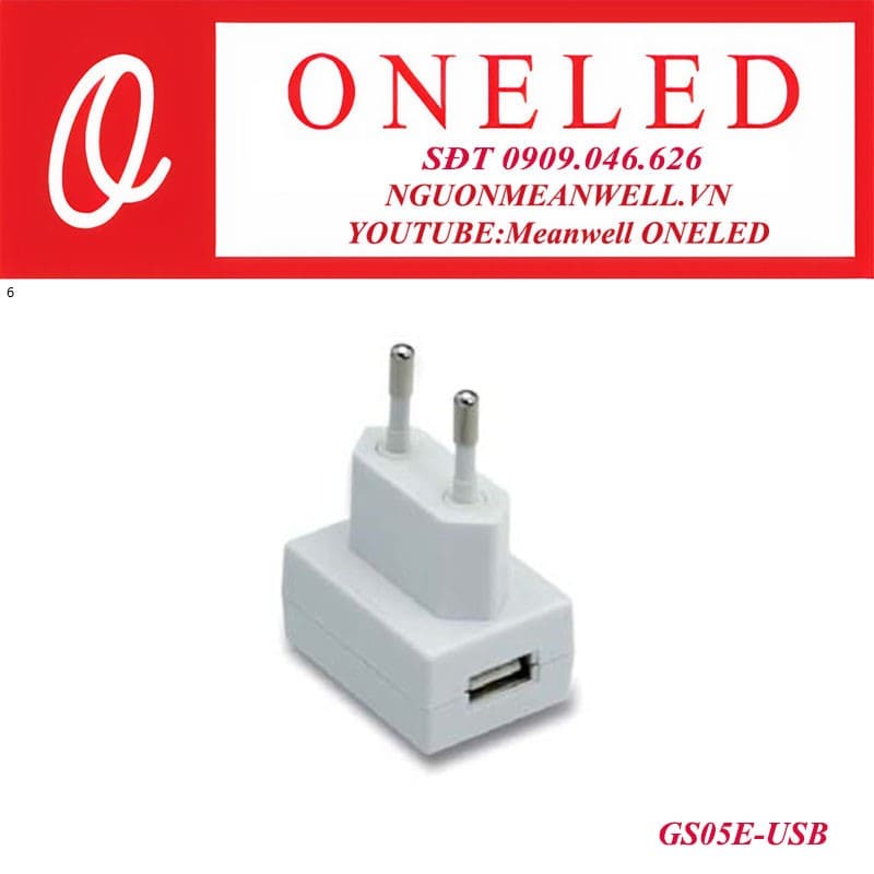 Bộ nguồn dạng tĩnh meanwell GS05E-USB Bộ nguồn dạng tĩnh meanwell GS05E-USB