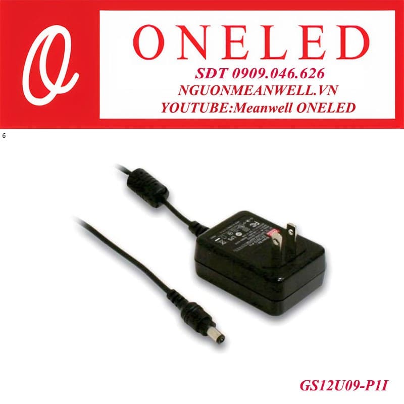 Bộ nguồn dạng tĩnh meanwell GS12U09-P1I Bộ nguồn dạng tĩnh meanwell GS12U09-P1I