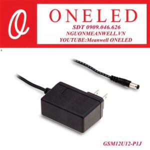 Bộ nguồn dạng tĩnh meanwell GSM12U12-P1J