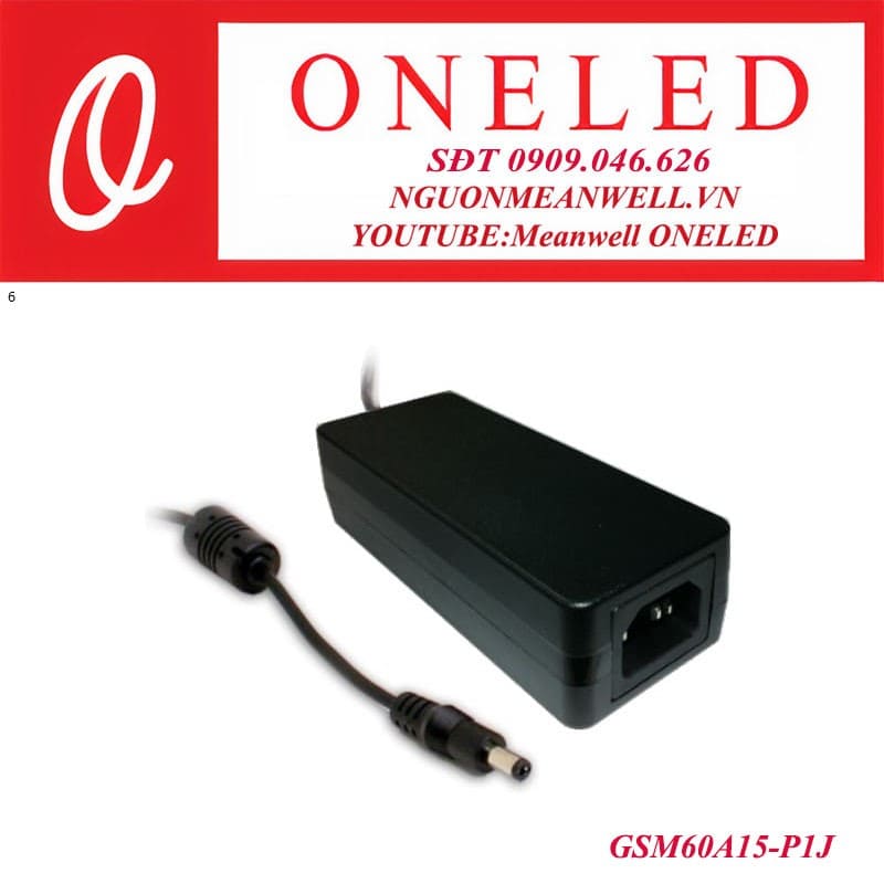 Bộ nguồn dạng tĩnh meanwell GSM60A15-P1J Bộ nguồn dạng tĩnh meanwell GSM60A15-P1J