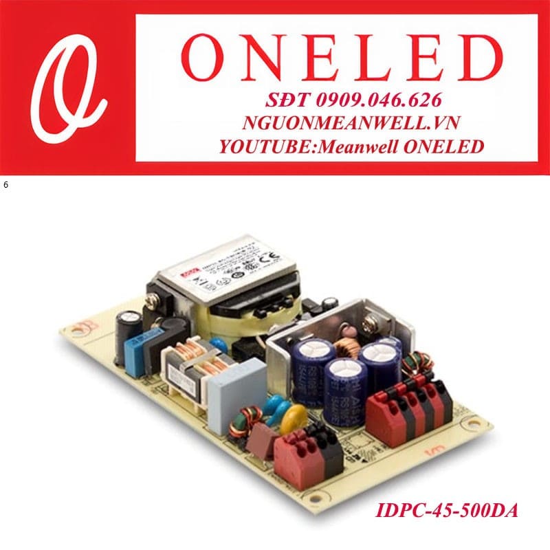 Bộ nguồn dạng tĩnh meanwell IDPC-45-500DA - LH 0909046626