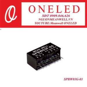 Bộ nguồn dạng tĩnh meanwell SPBW03G-03