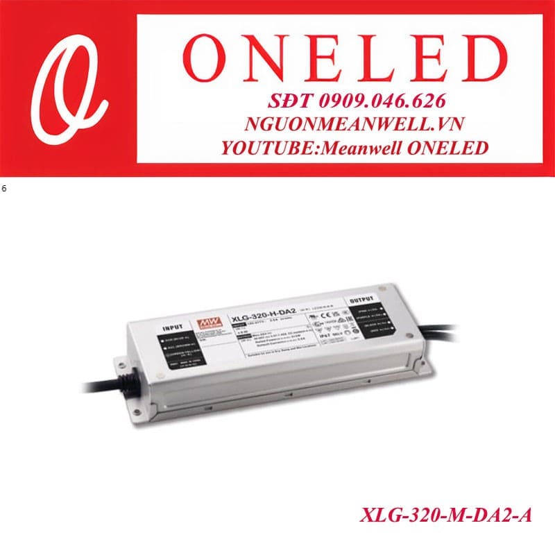 Bộ nguồn dạng tĩnh meanwell XLG-320-M-DA2-A Bộ nguồn dạng tĩnh meanwell XLG-320-M-DA2-A